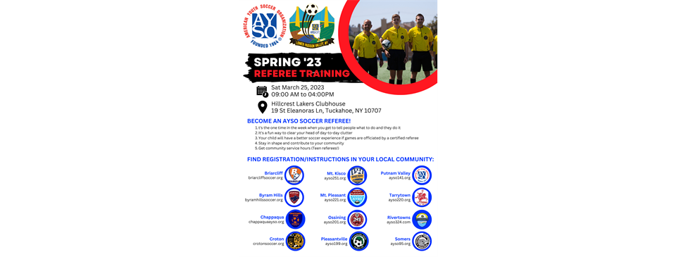 Become an AYSO Soccer Referee